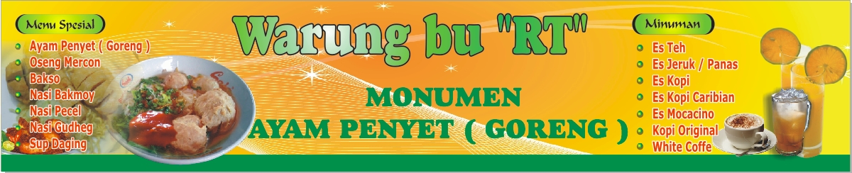 Desain Banner Warung Nasi  desaingrafisindo